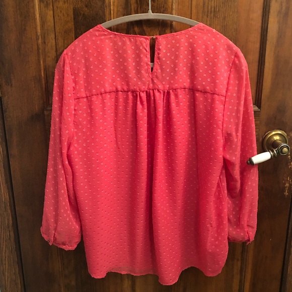 The Limited Pink/Coral Blouse 💗 - Picture 2 of 7